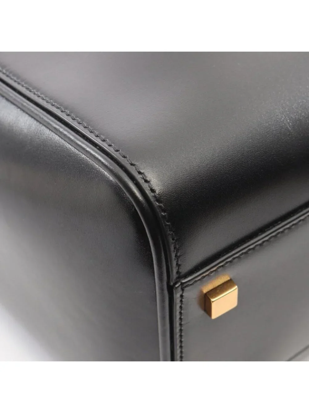 Saint Laurent Paris Tote Bag Manhattan S Black Leather